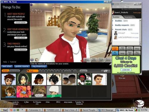 Free gift code in the IMVU game