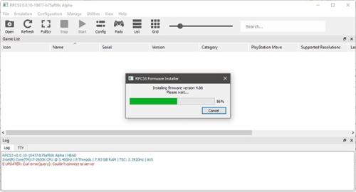 مراحل اجرای بازی‌های PS3 با RPCS3